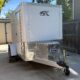 5' X 8' Like-new, Aluminum Enclosed Airplane Trailer w/ side door and ramp tailgate